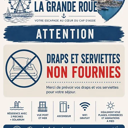 La Grande Roue Vue Magnifique Apartamento *
